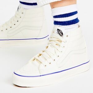 Vans Retro Cali Sk8-Hi Tapered Sneakers - Marshmallow/Spectrum Blue M8.5/W10